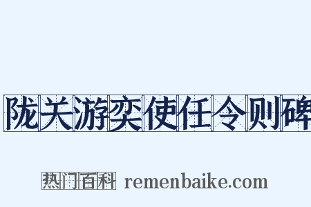 陇关游奕使任令则碑是什么意思的图片